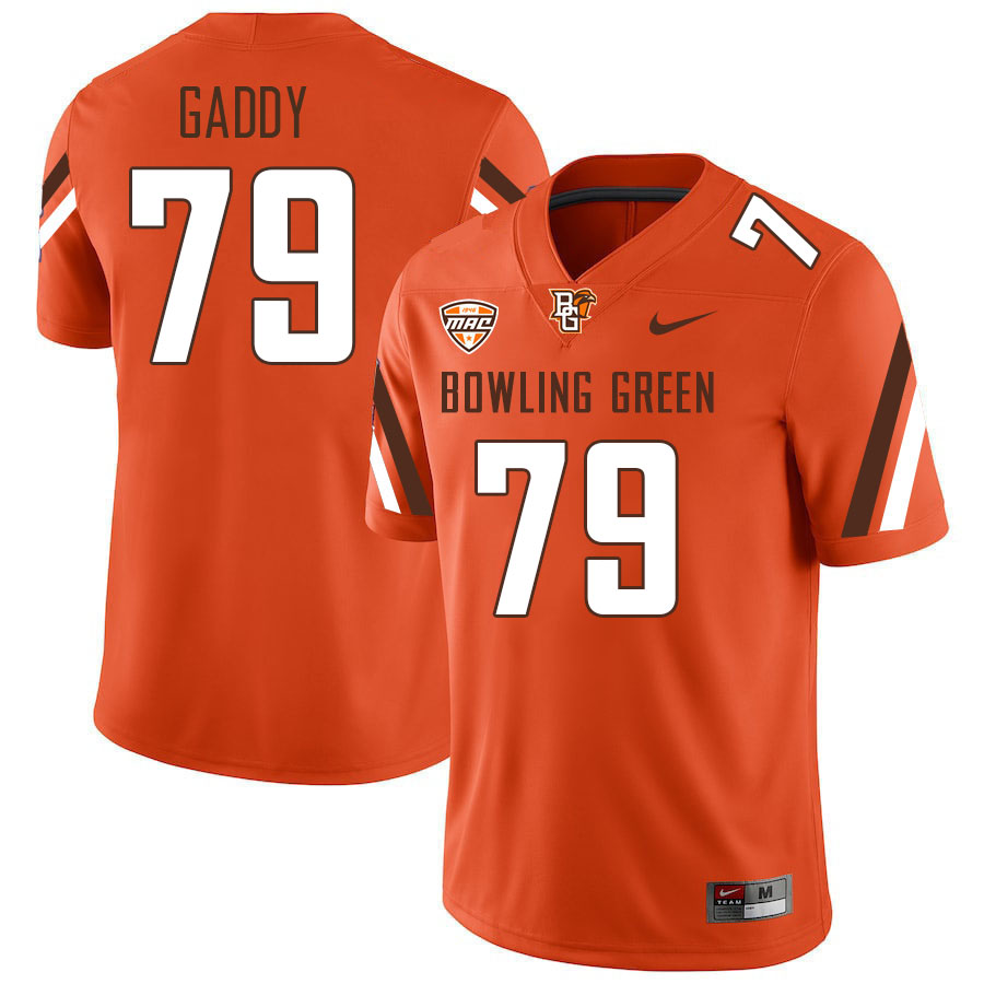 Bowling Green Falcons #79 Darius Gaddy College Football Jerseys Stitched Sale-Orange